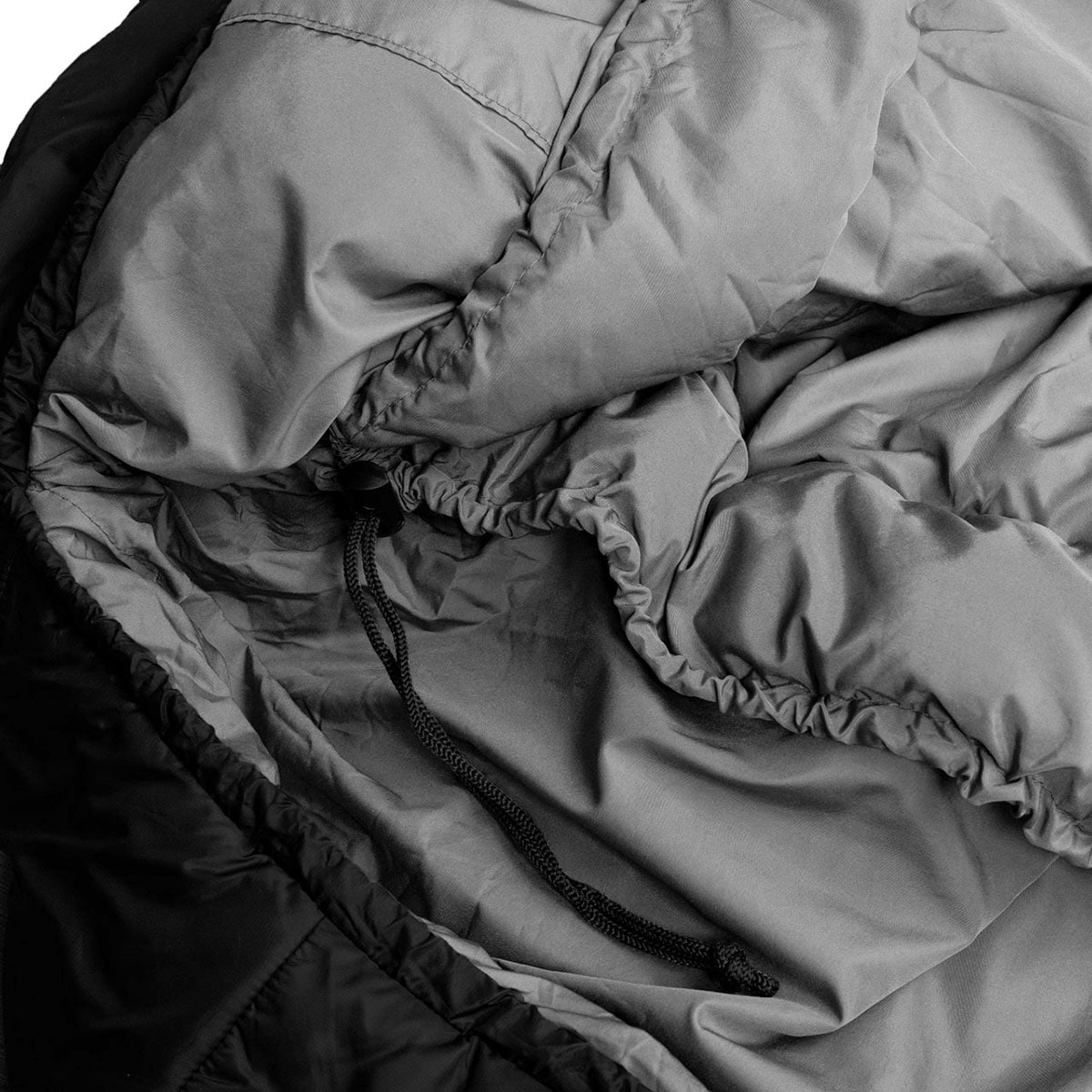 Alpinus Survival 1100 Sleeping Bag Black - left