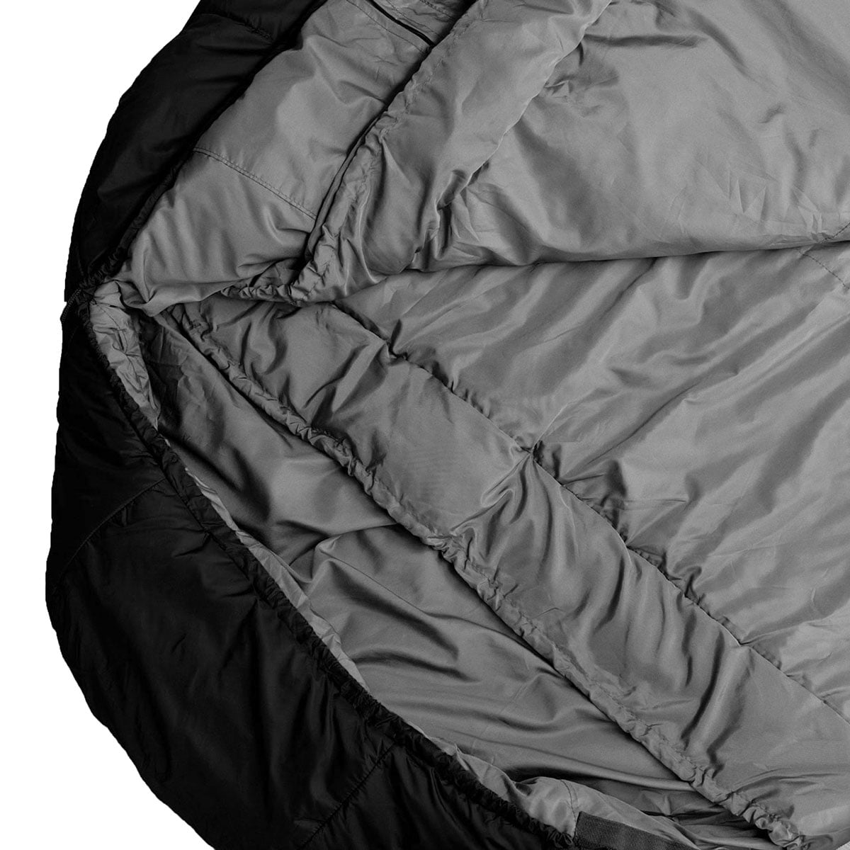 Alpinus Survival 1100 Sleeping Bag Black - left