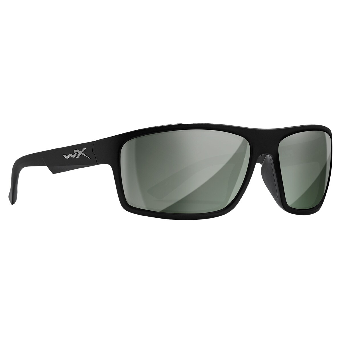 Wiley X Peak Sunglasses - Silver Flash/Matte Black