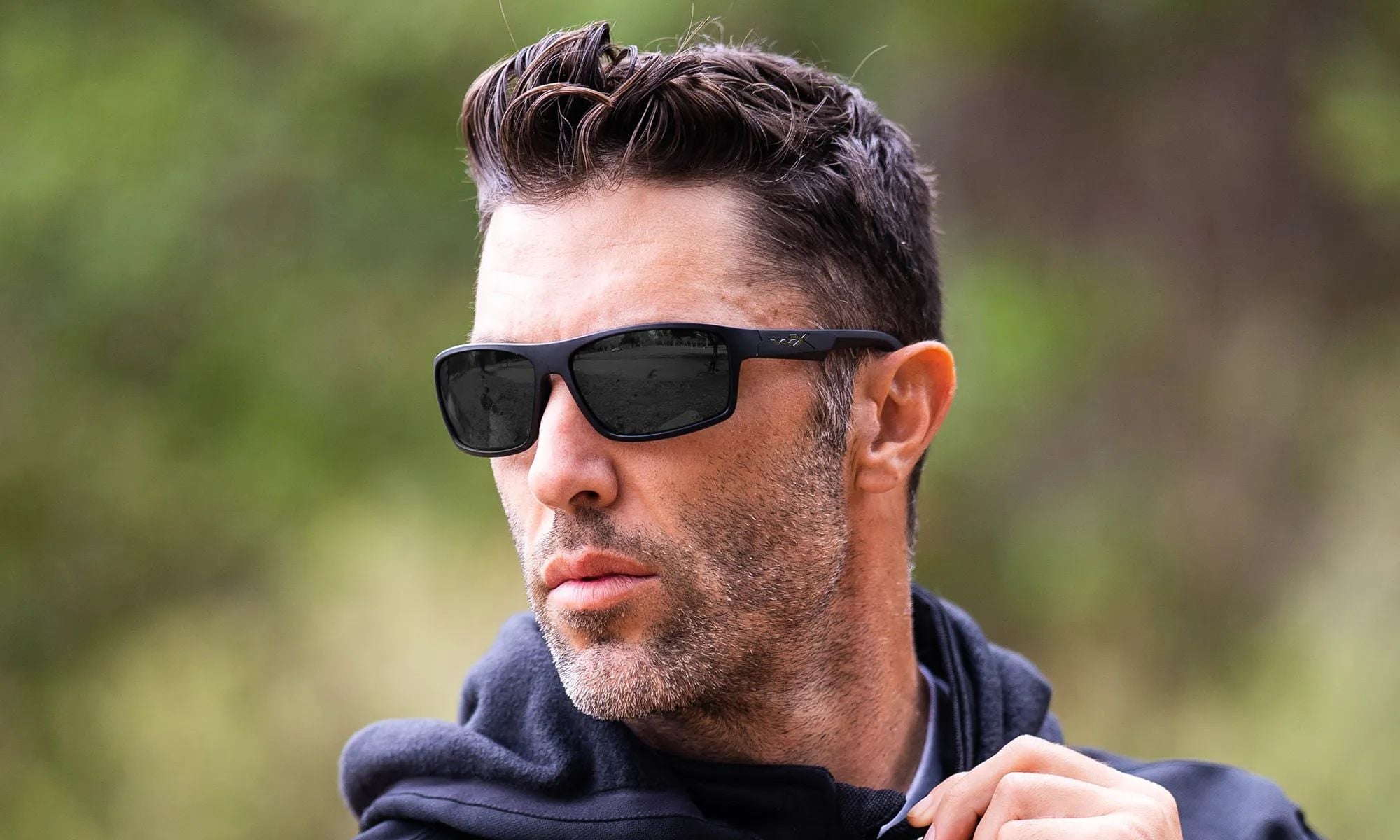 Wiley X Peak Sunglasses - Silver Flash/Matte Black