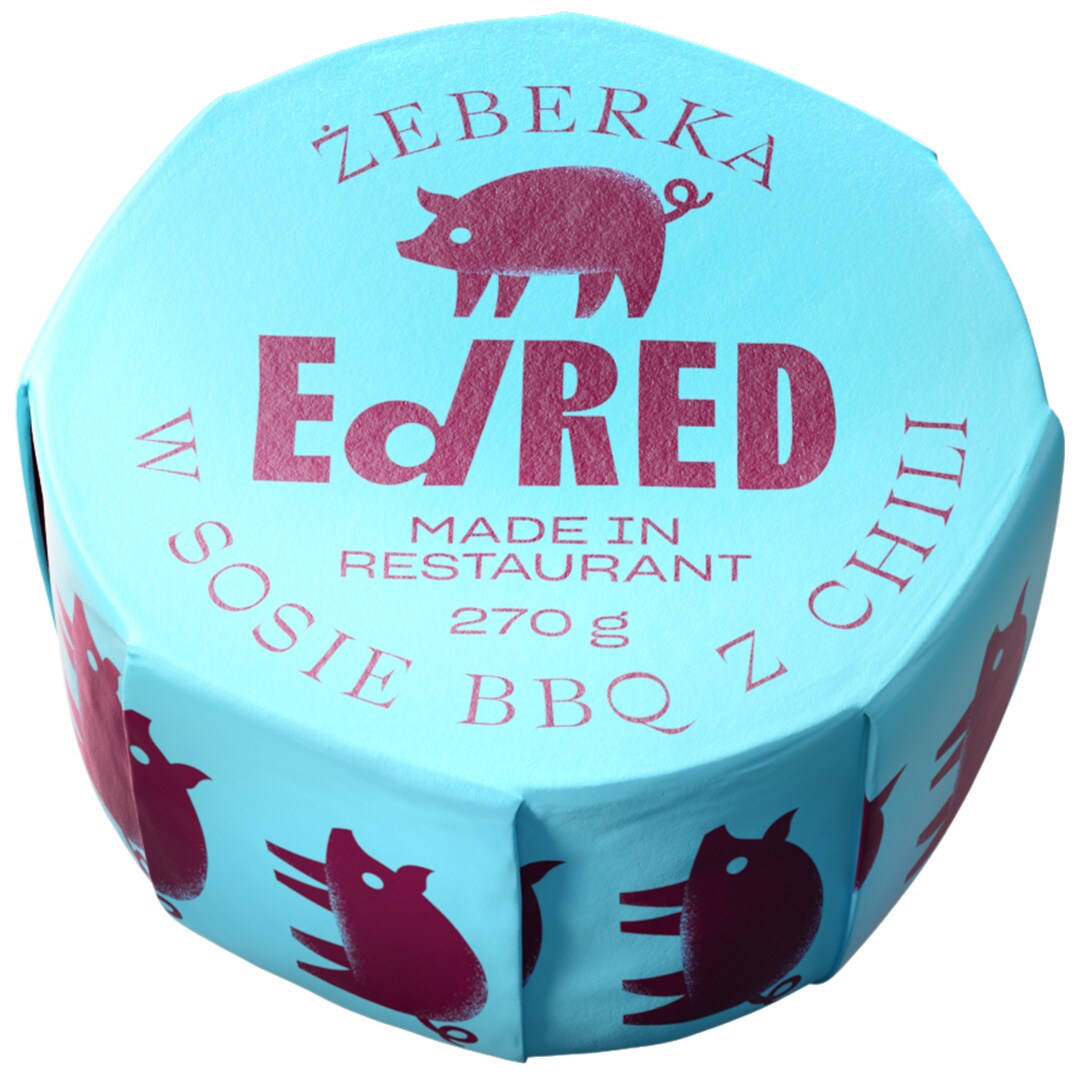 Ed Red Bbq ribs with chili Canned food - 270 g