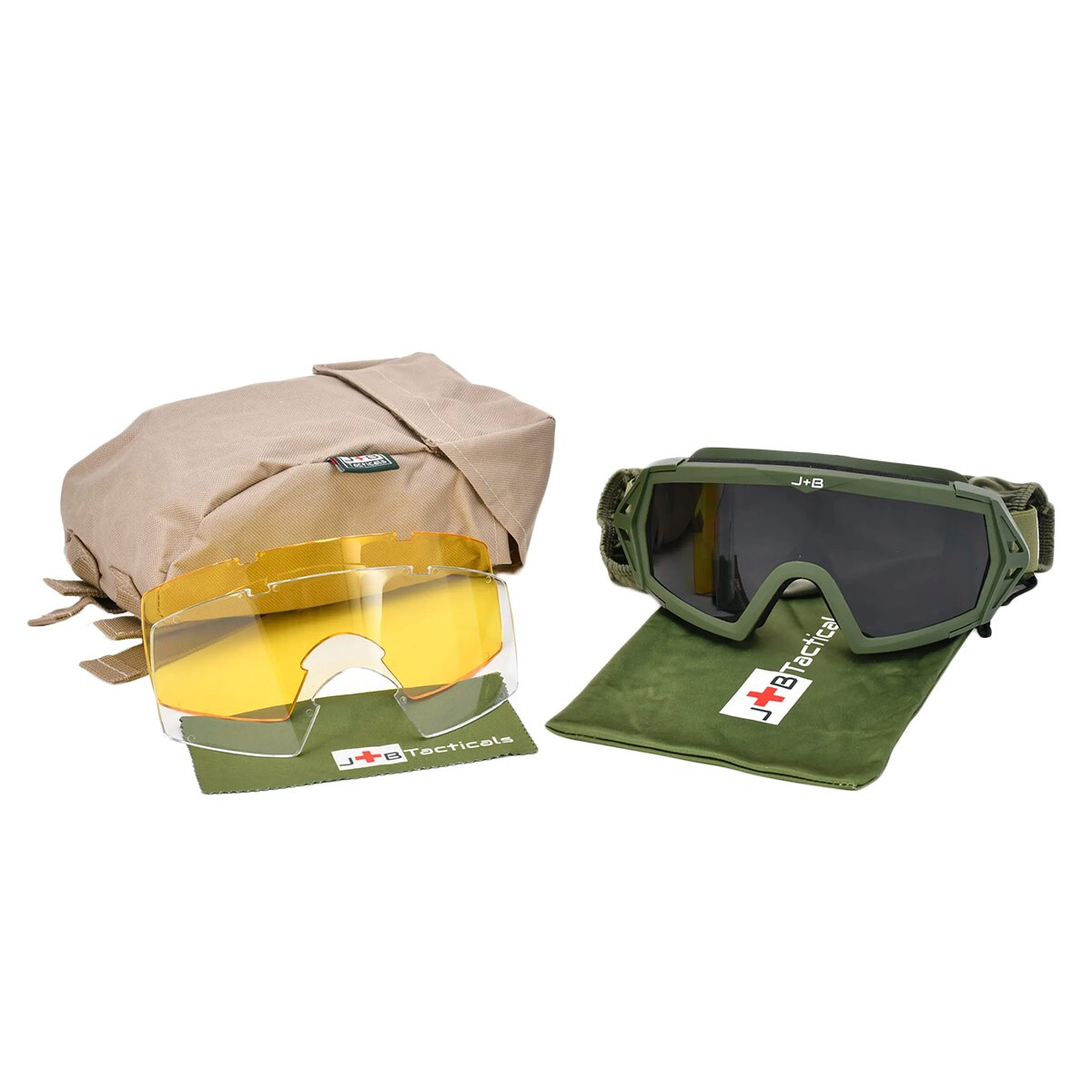 JB Tacticals Antifog UV Tactical Goggles - Forest