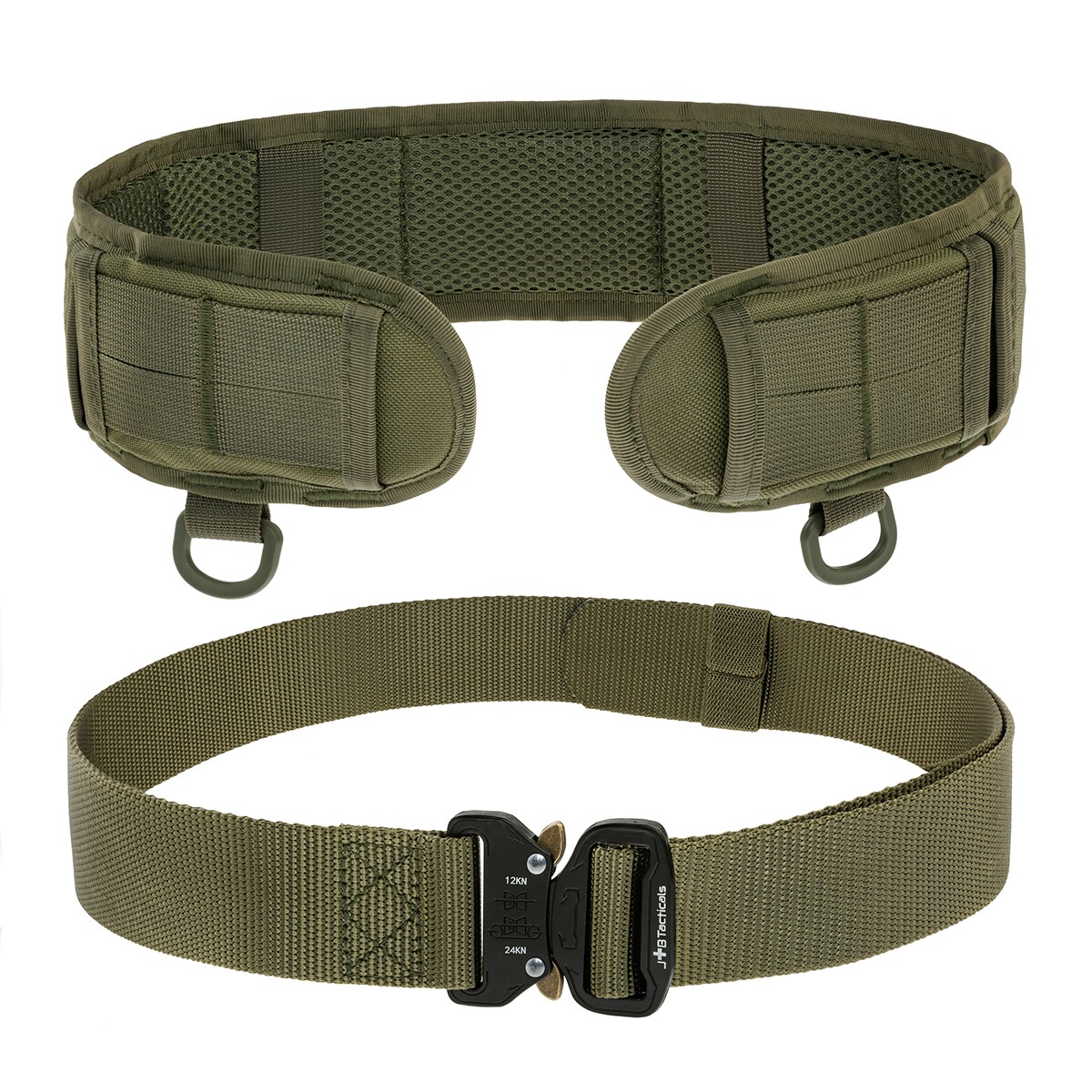 JB Tacticals MOLLE Tactical Belt - Green