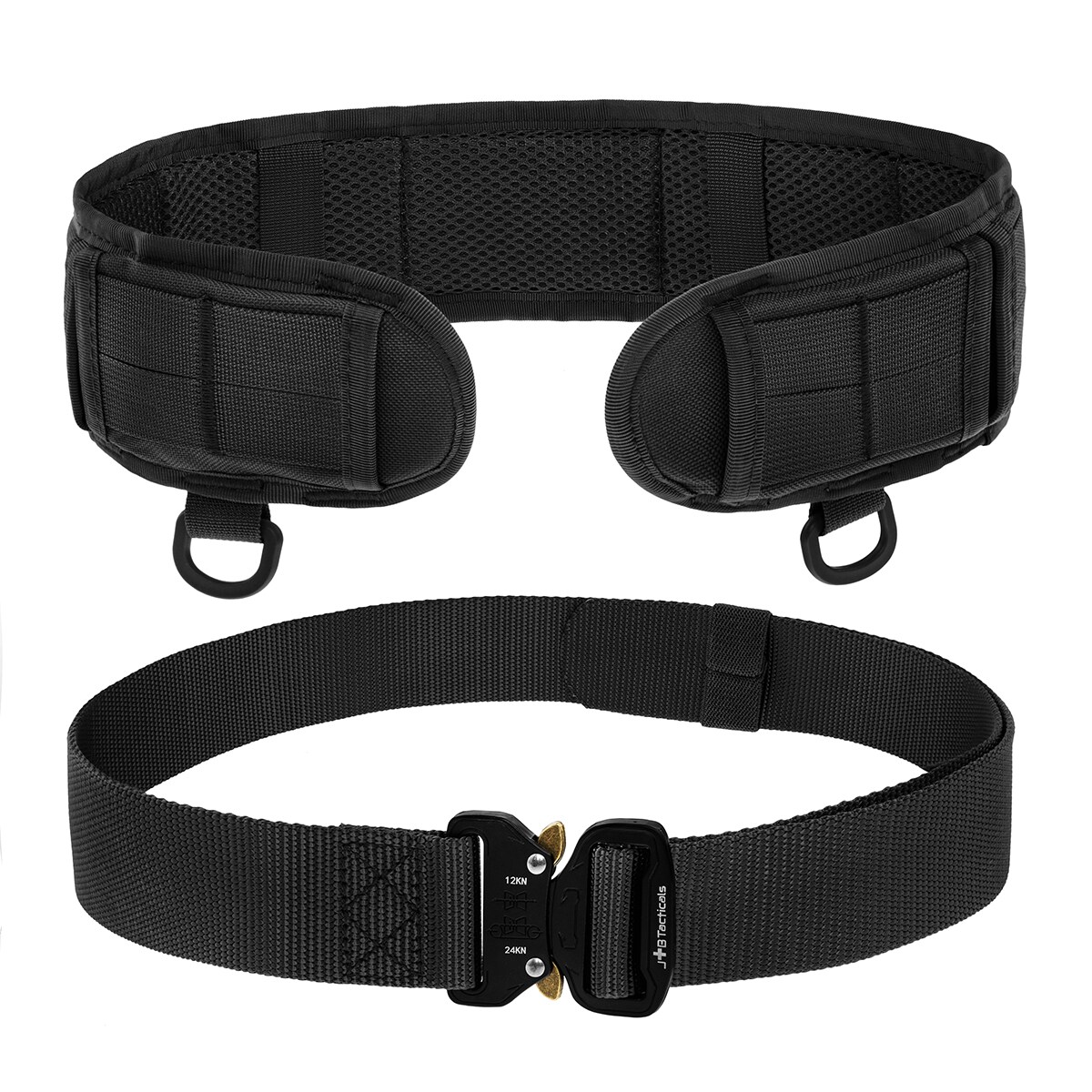 JB Tacticals MOLLE Tactical Belt - Black