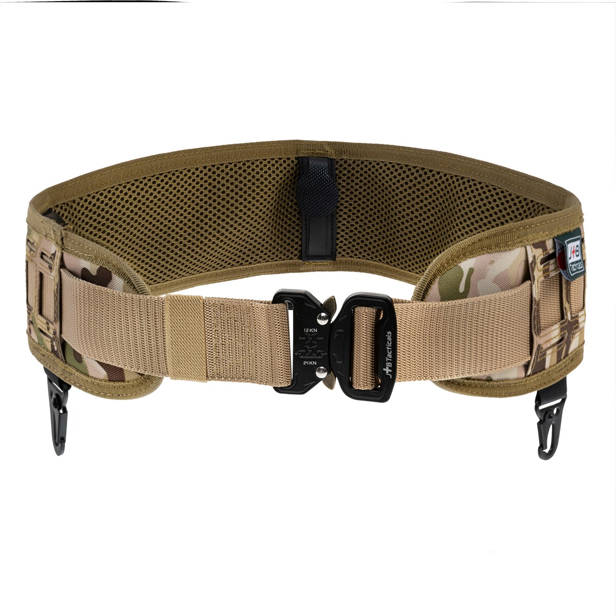 JB Tacticals Molle Laser Cut Tactical Belt - Arid MC Camo