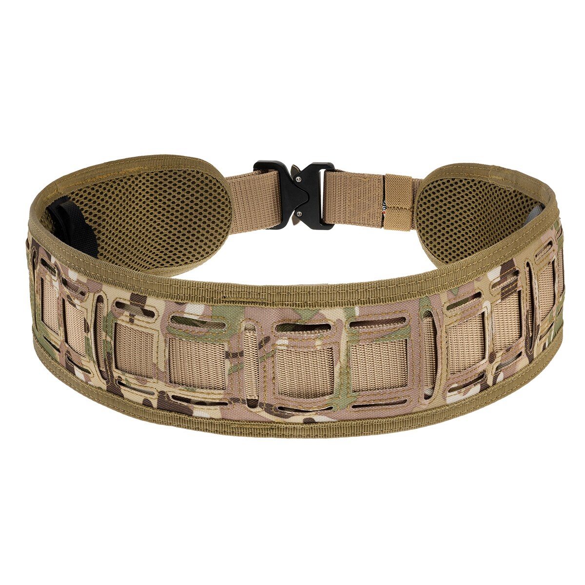 JB Tacticals Molle Laser Cut Tactical Belt - Arid MC Camo