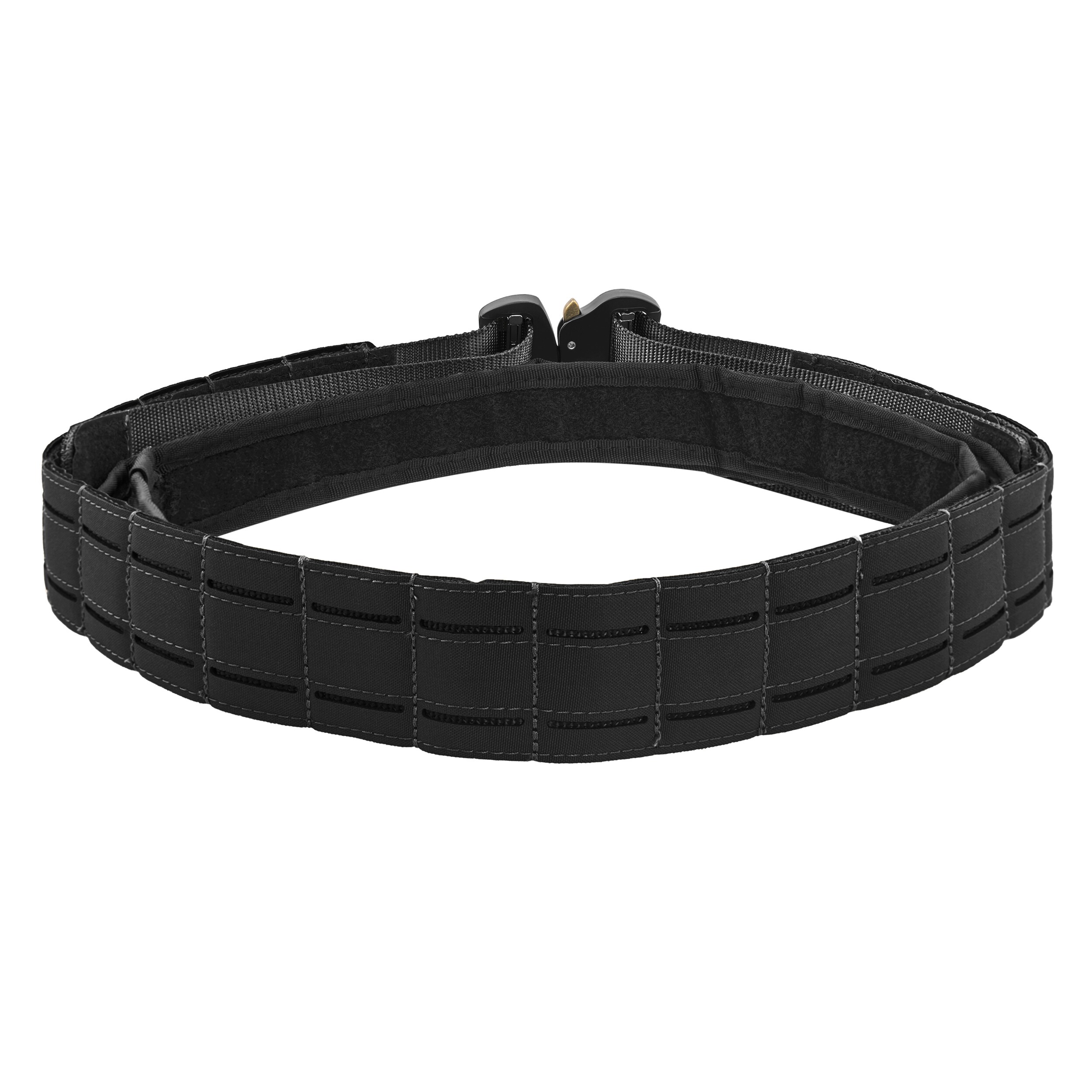 JB Tacticals MOLLE Laser Cut Tactical Belt with inner belt - Black