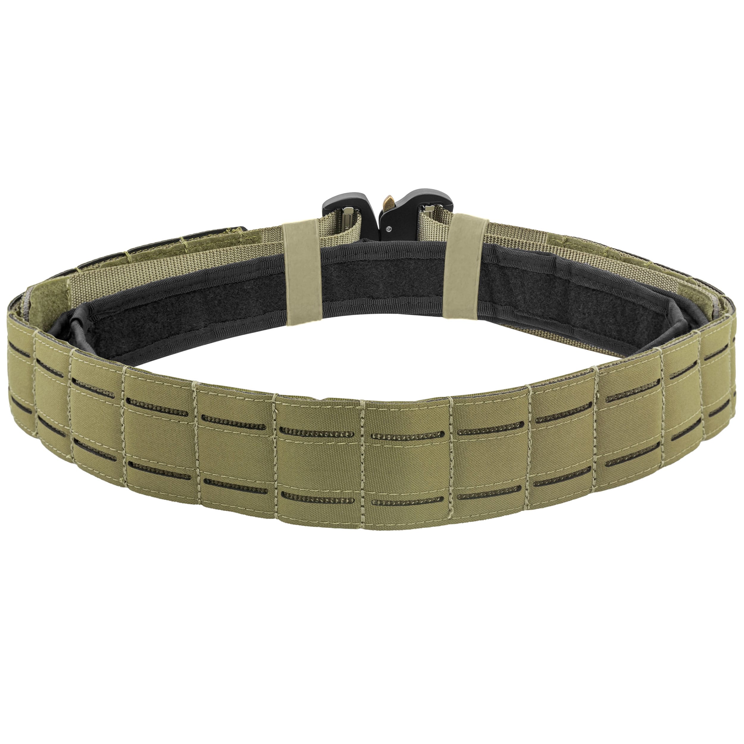 JB Tacticals MOLLE Laser Cut Tactical Belt with inner belt - Green