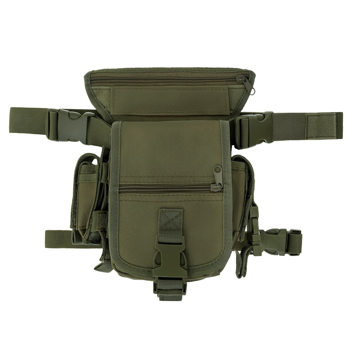 MFH hip bag with leg and belt fixation - Olive