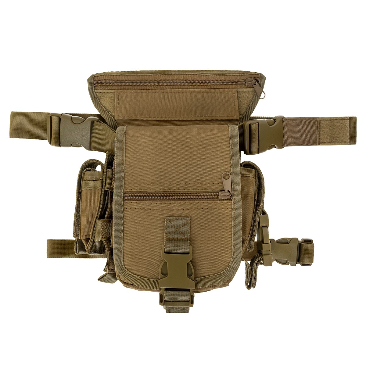 MFH hip bag with leg and belt fixation - Coyote