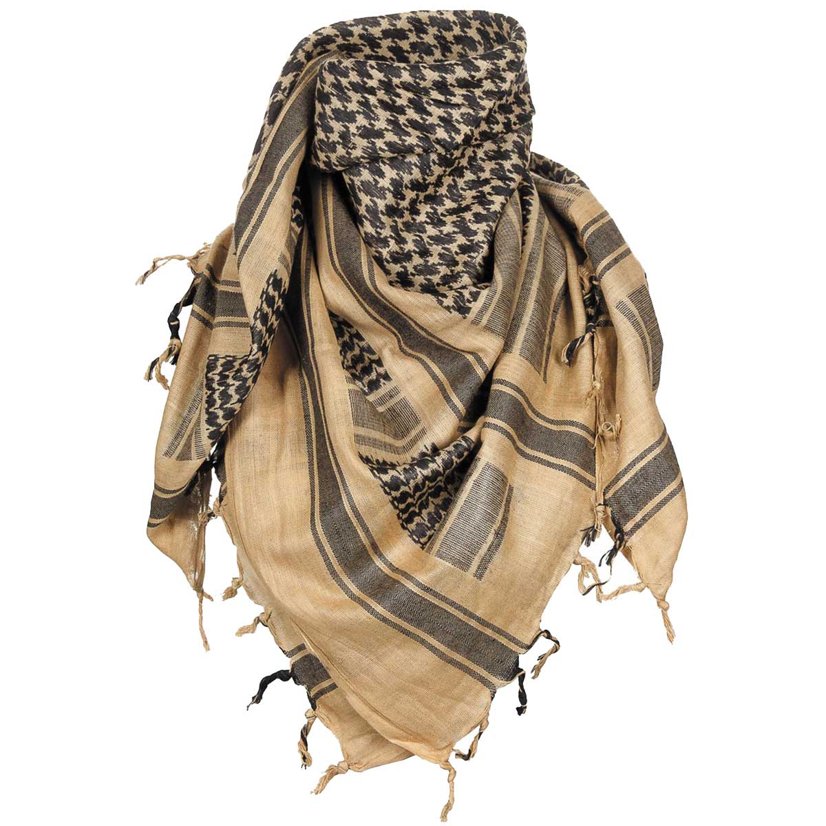 MFH Shemagh Safety Scarf - Sand/Black