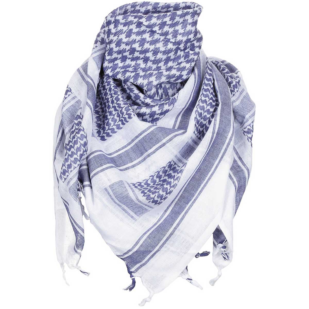 MFH Shemagh Protective Scarf - Blue/White