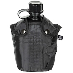 MFH Canteen with Cover 1 l - Black