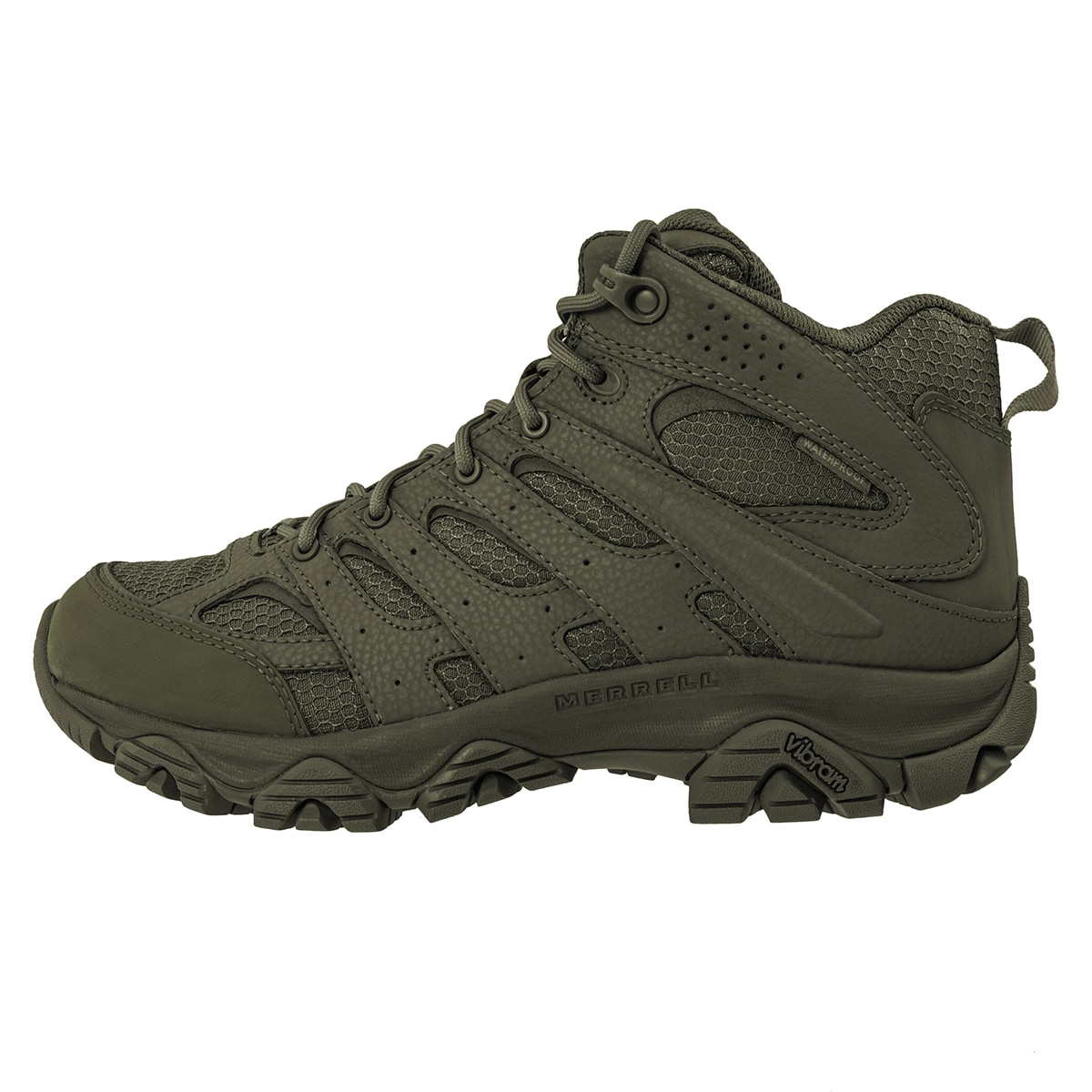 Merrell MOAB 3 Mid Tactical Waterproof Shoes - Dark Olive