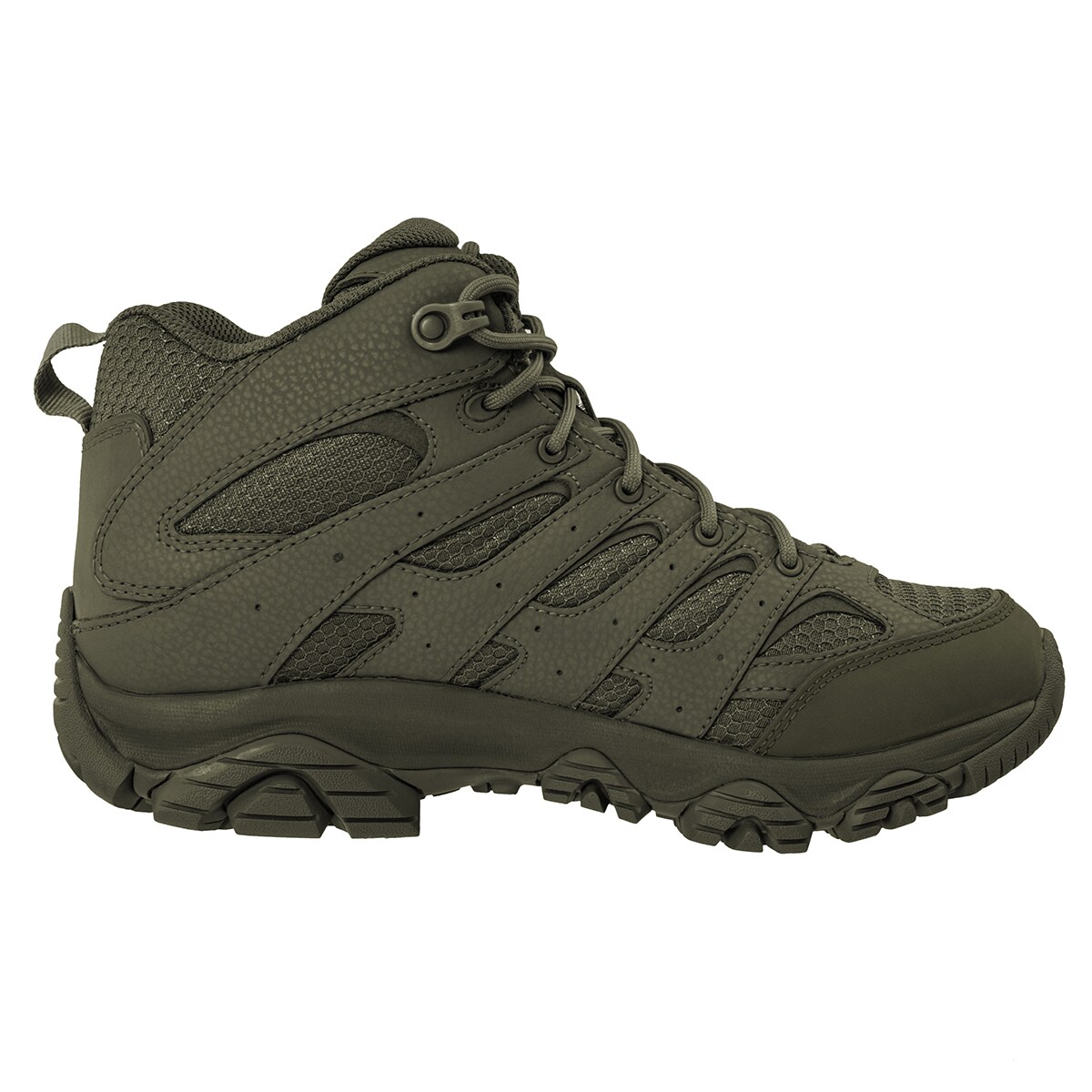 Merrell MOAB 3 Mid Tactical Waterproof Shoes - Dark Olive