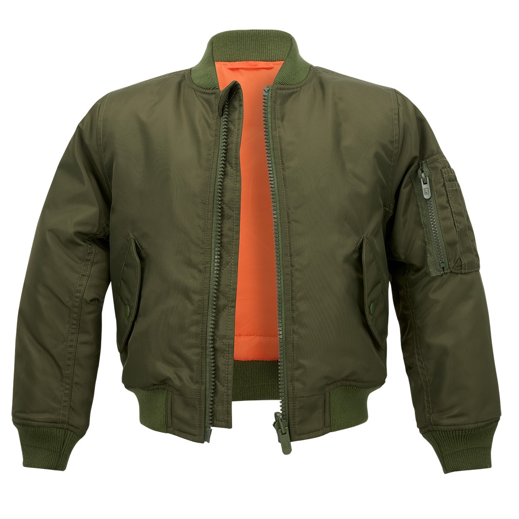 Brandit MA1 kids jacket - Olive