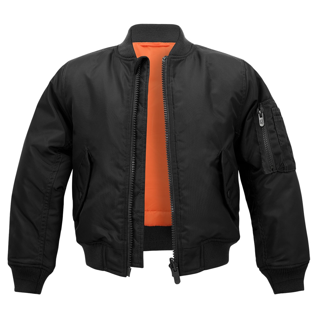 Brandit MA1 kids jacket - Black