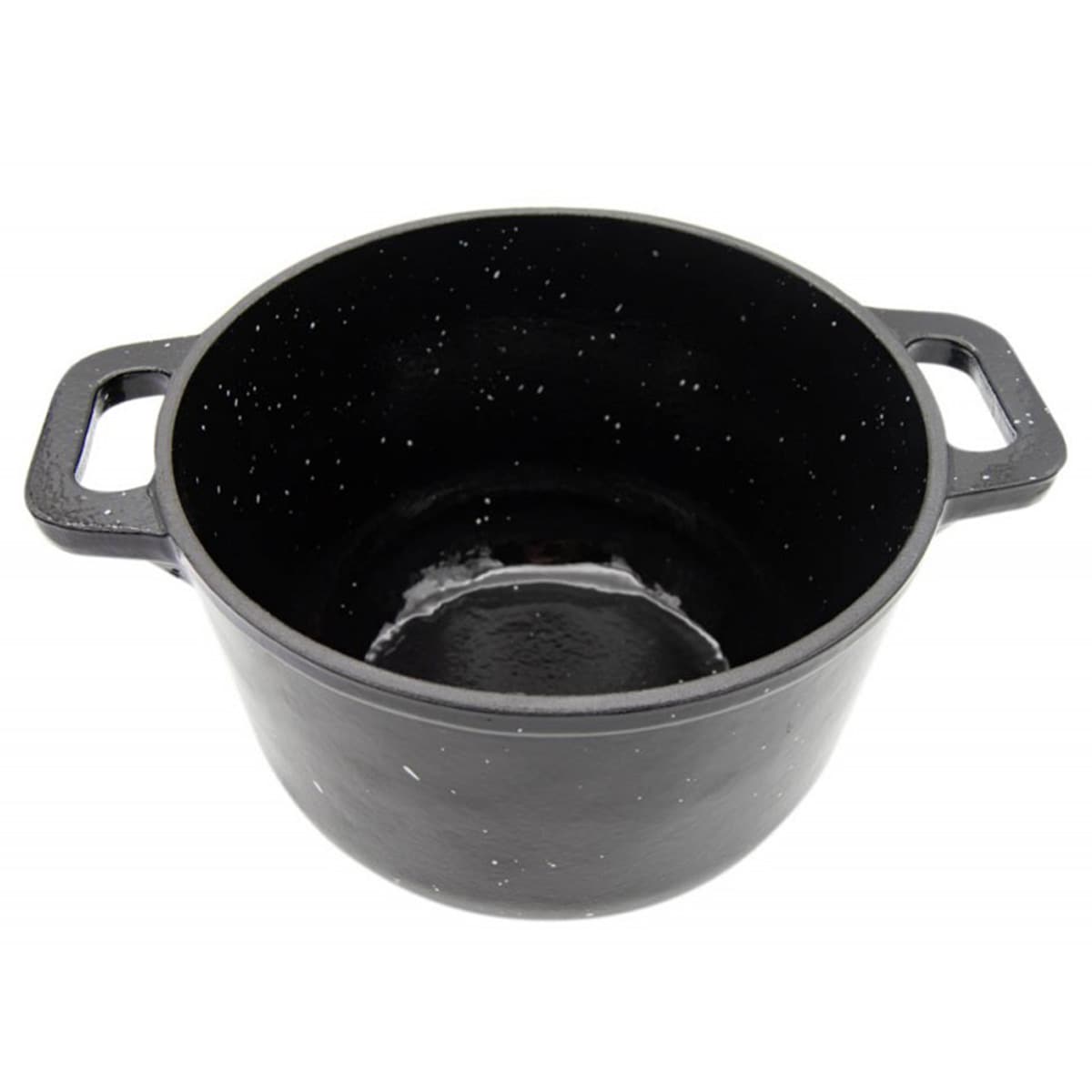 Meyerhoff Marble Enameled Cast Iron Cauldron 3in1 8 l Above the Fire