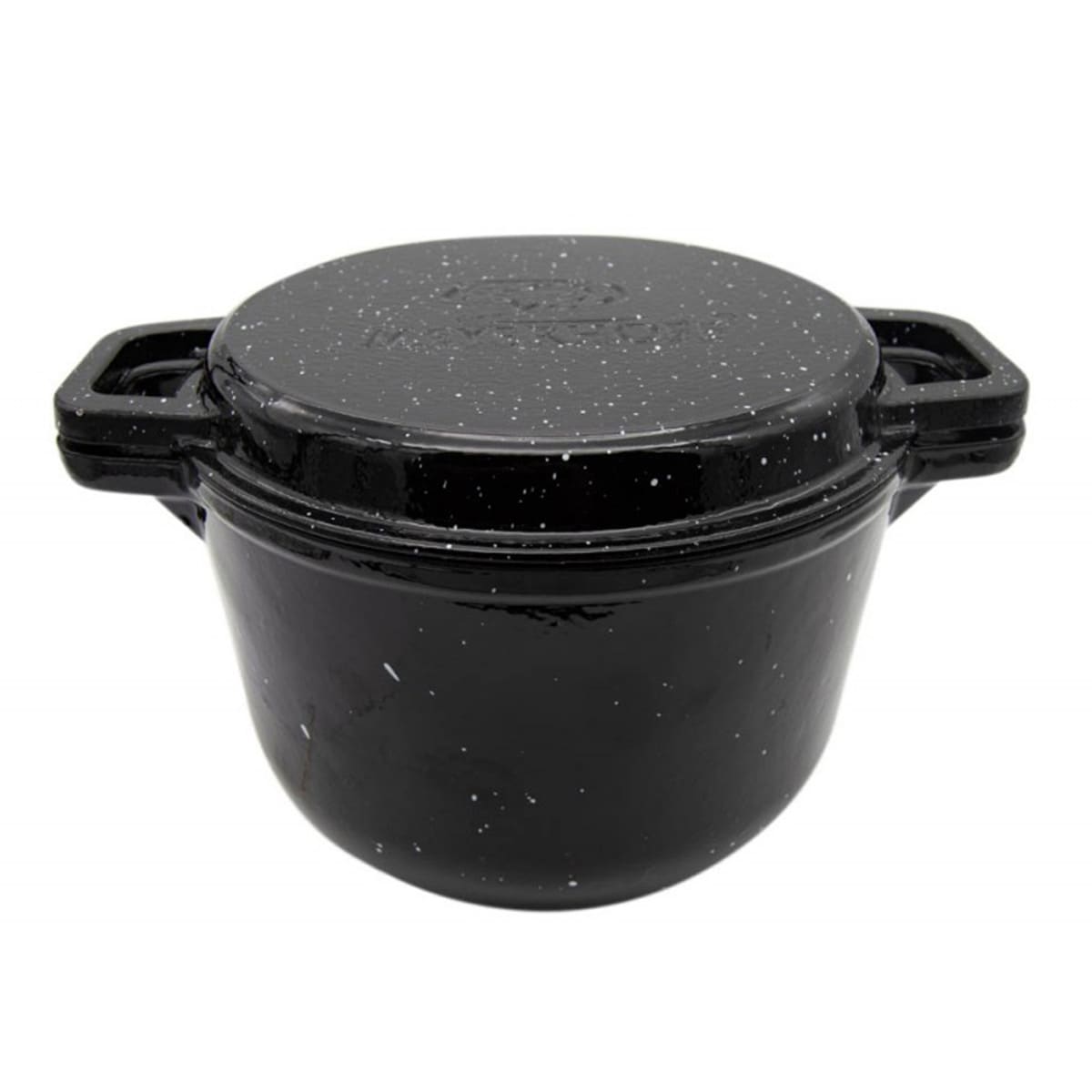 Meyerhoff Marble Enameled Cast Iron Cauldron 3in1 8 l Above the Fire