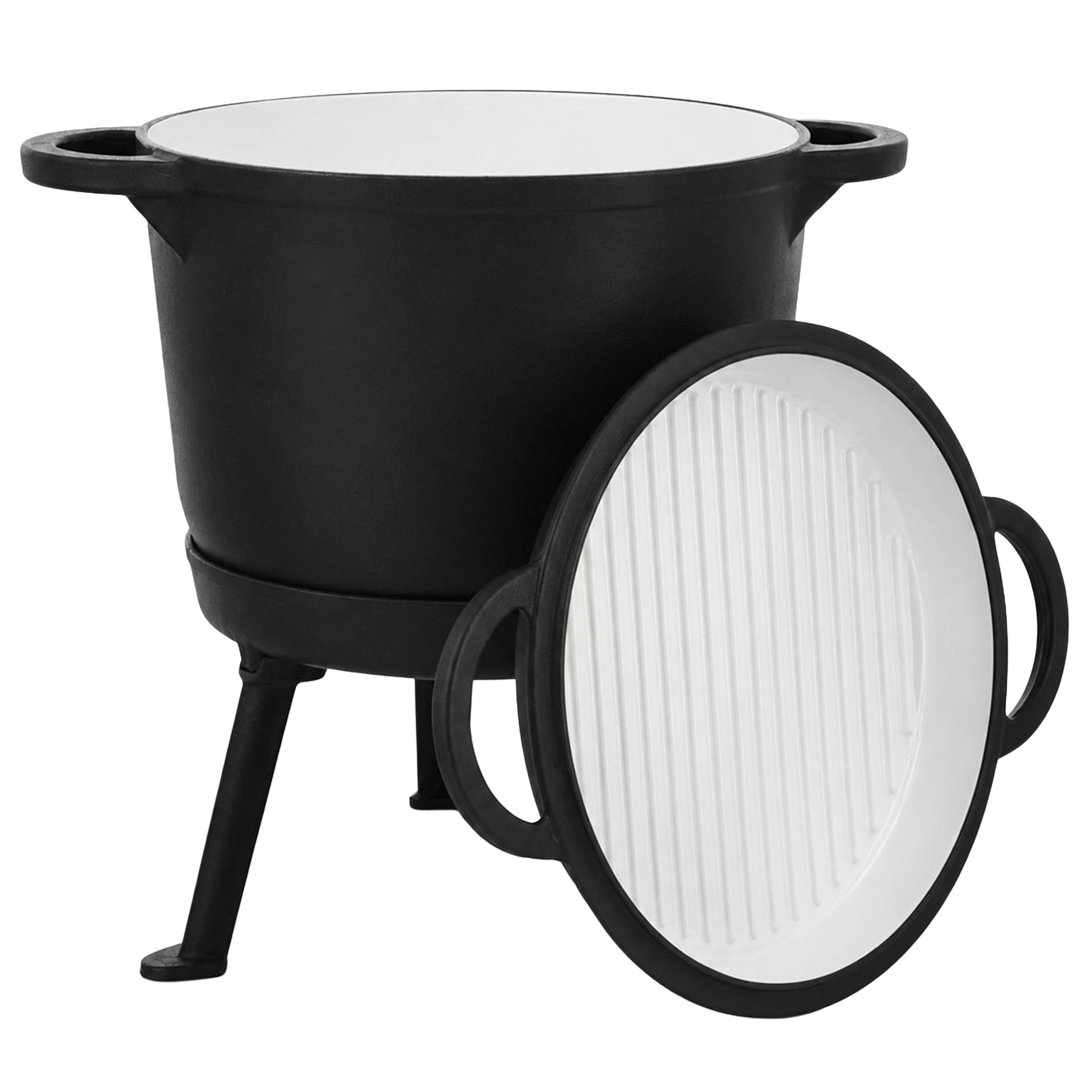 Meyerhoff Enameled Cast Iron Cauldron 3in1 8 l Above the Fire