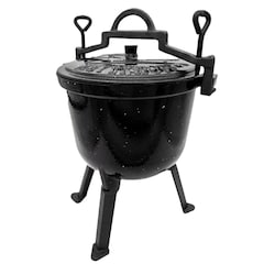 Meyerhoff Marble Enameled Cast Iron Cauldron 8 l Above the Fire