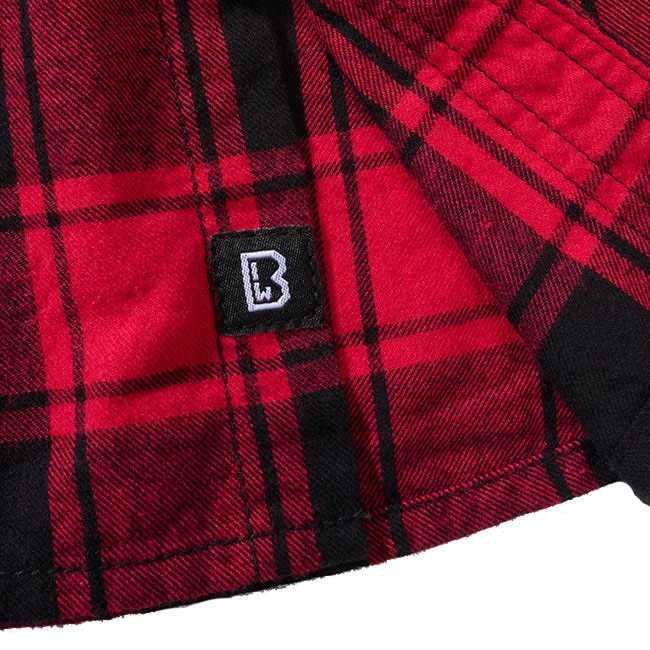 Brandit Checkshirt Children's Shirt - Red/Black