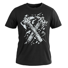 Voyovnik Hatchets Black/White T-shirt - Black