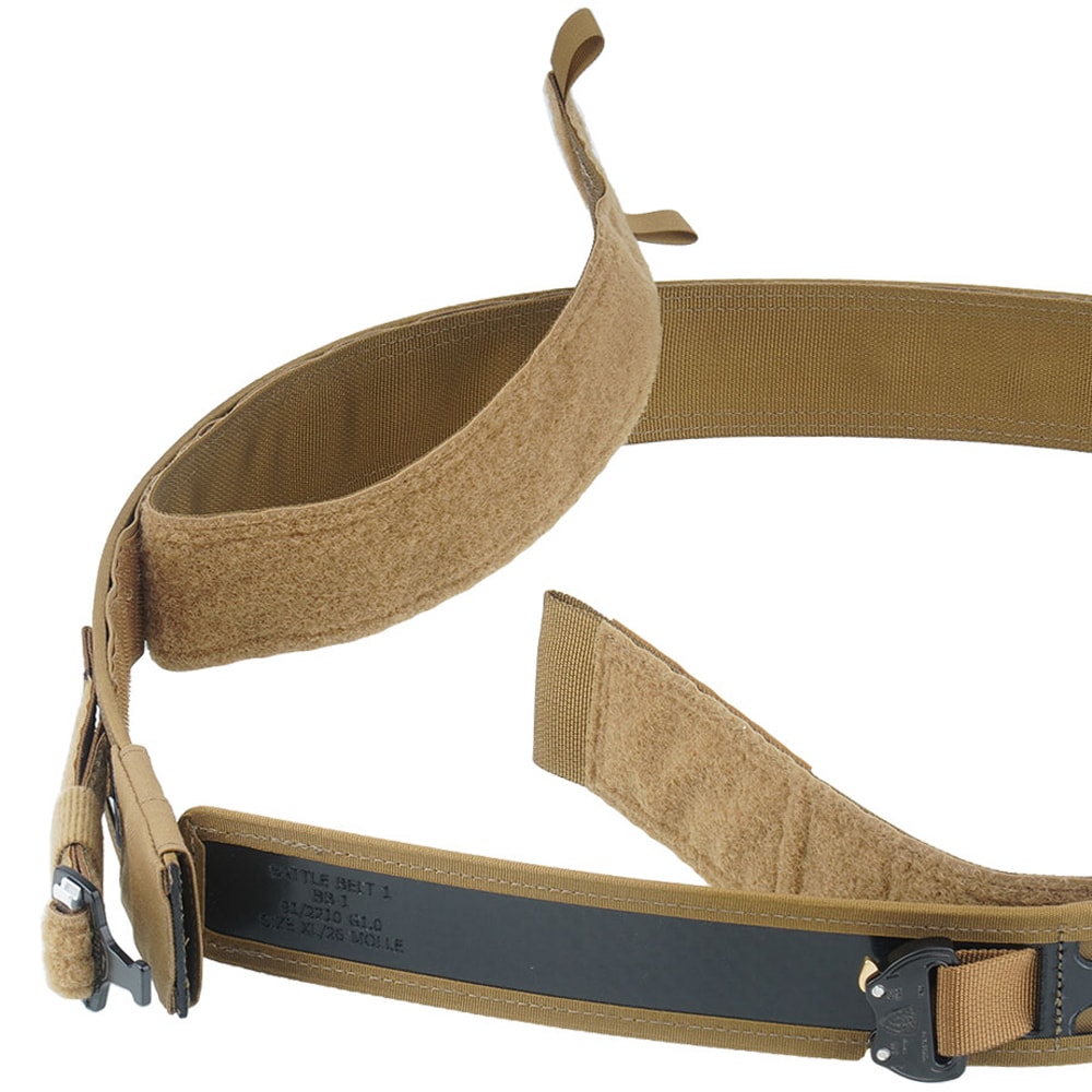 Neptune Spear Battle Belt I Buckle Belt with inner belt - Coyote Brown