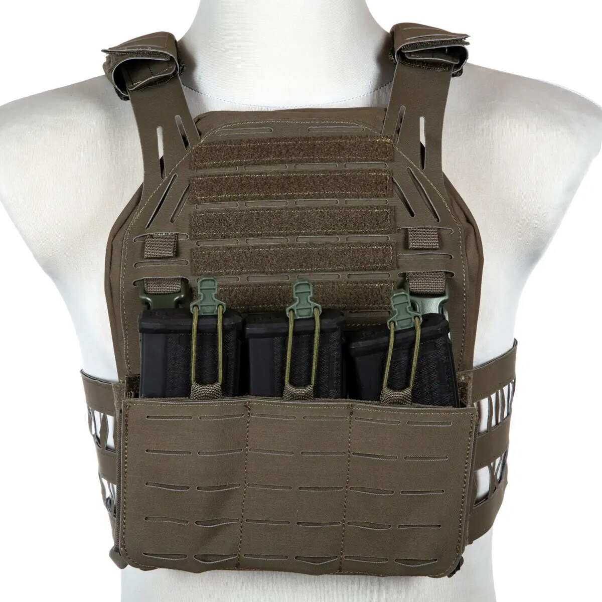 Primal Gear Laser-Cut Stegadon Tactical Vest - Olive