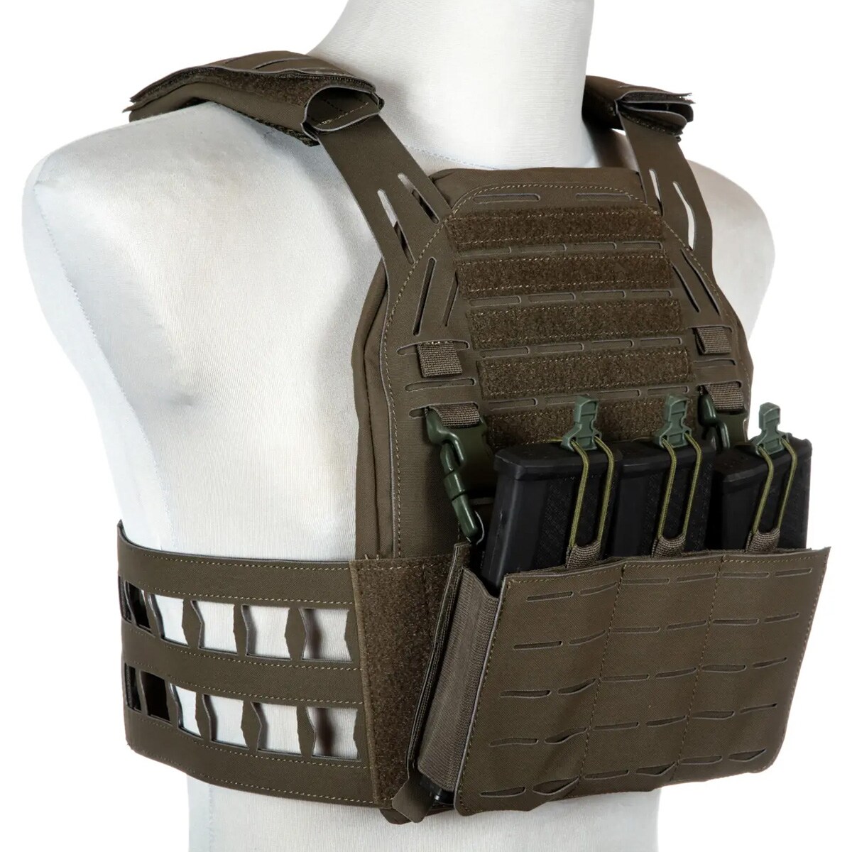 Primal Gear Laser-Cut Stegadon Tactical Vest - Olive