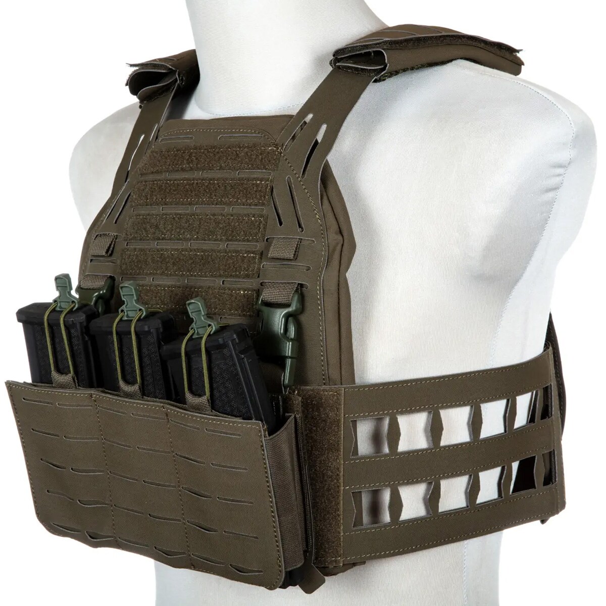 Primal Gear Laser-Cut Stegadon Tactical Vest - Olive