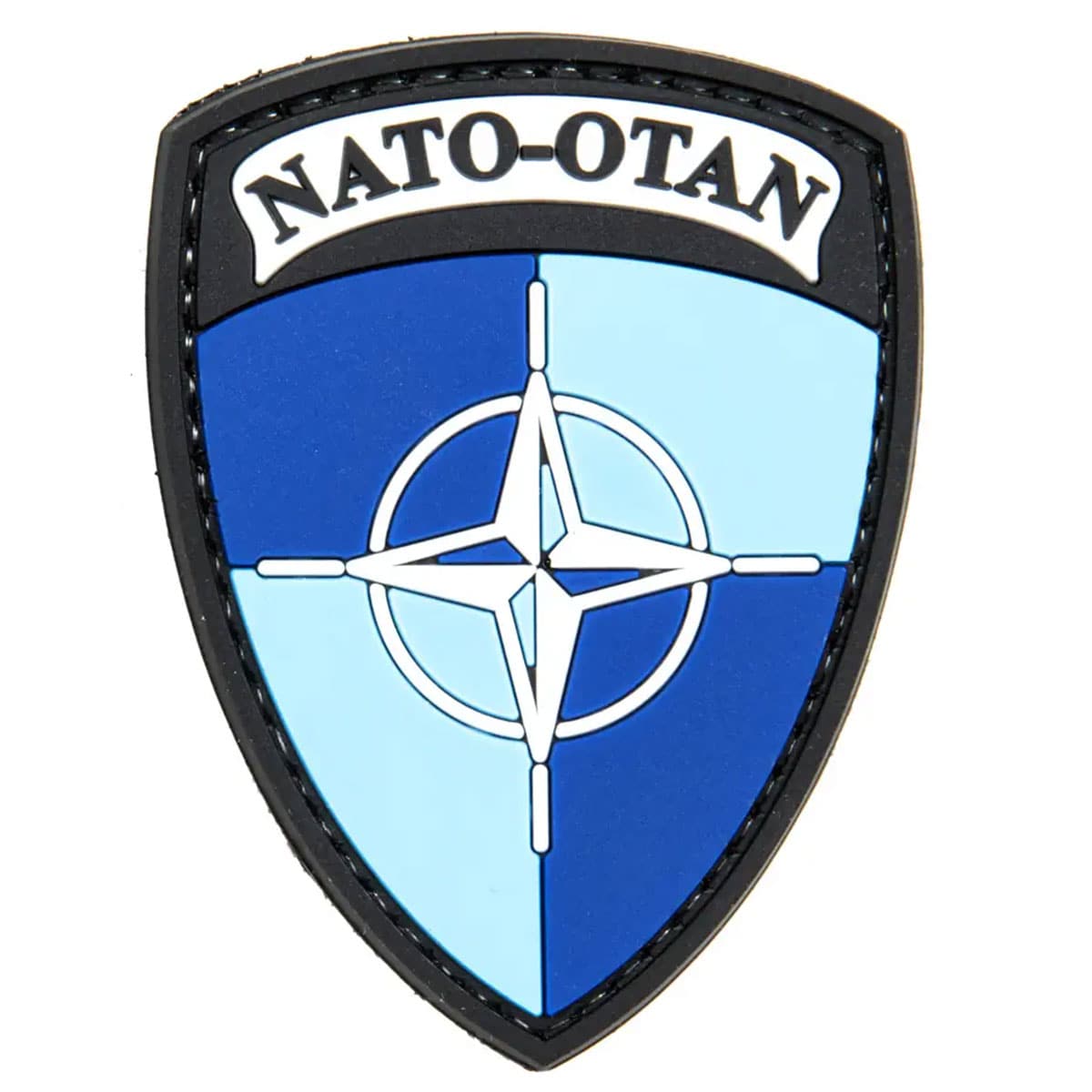 GFC Tactical PVC Nato Shield Patch - Blue