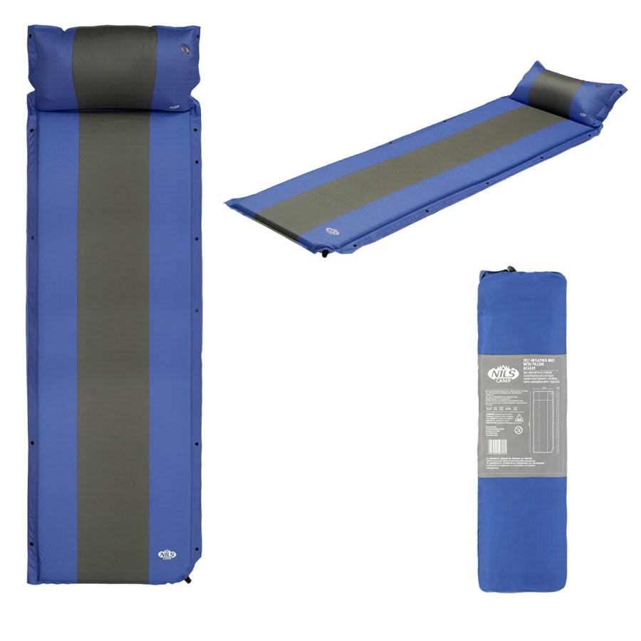 Nils Camp NC4349 self-inflating mat - Blue-Grey