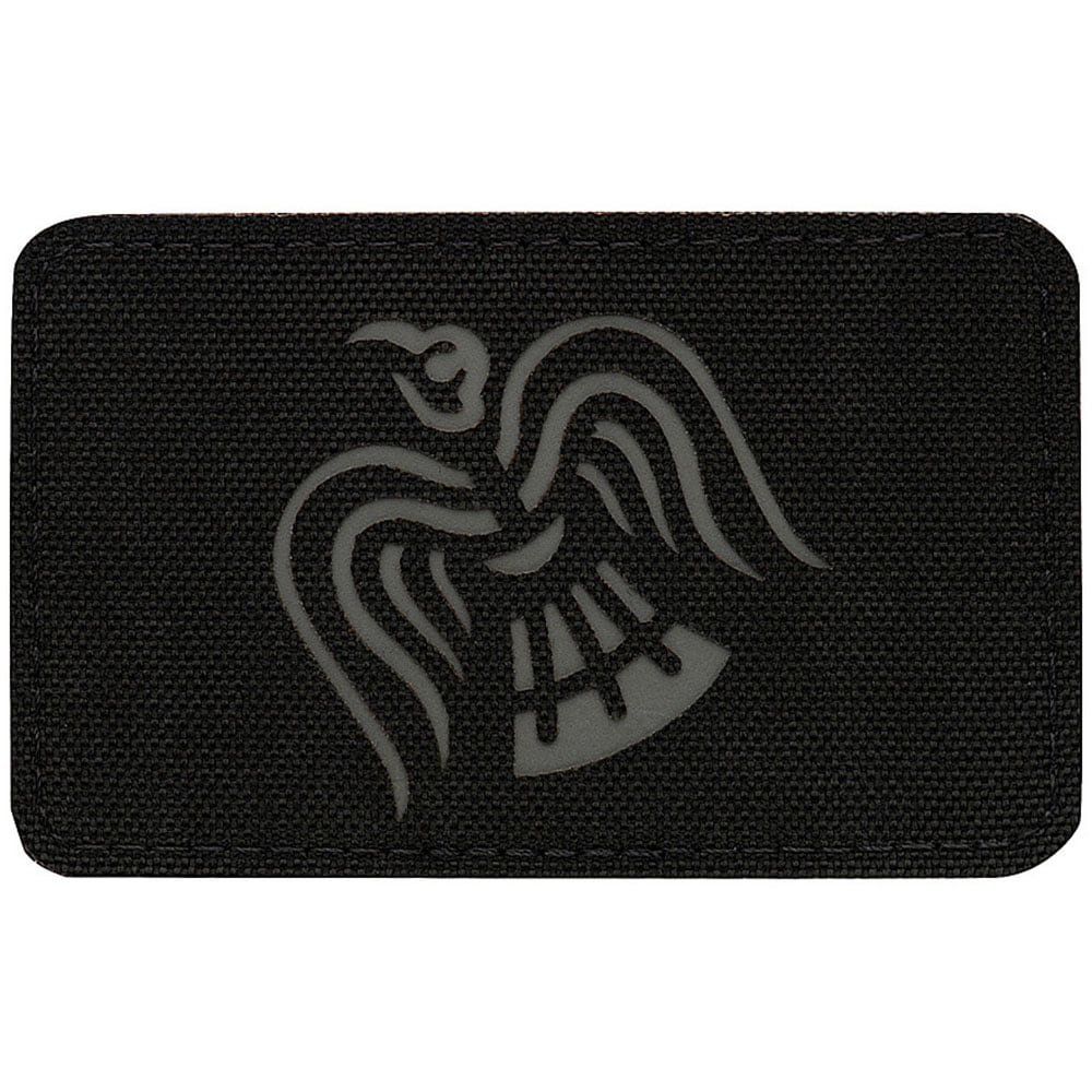 M-Tac Raven Banner Laser Cut Patch - Black/Gray 