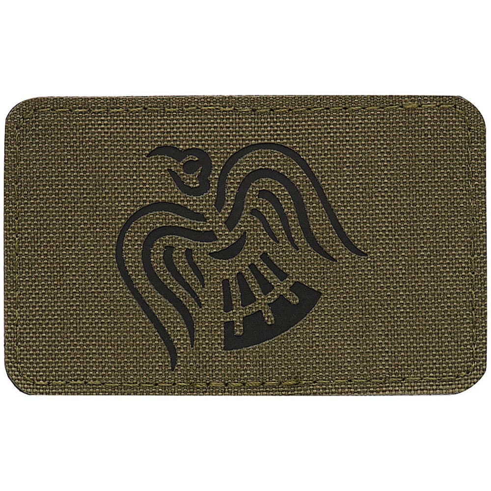 M-Tac Raven Banner Laser Cut Patch - Ranger Green/Black