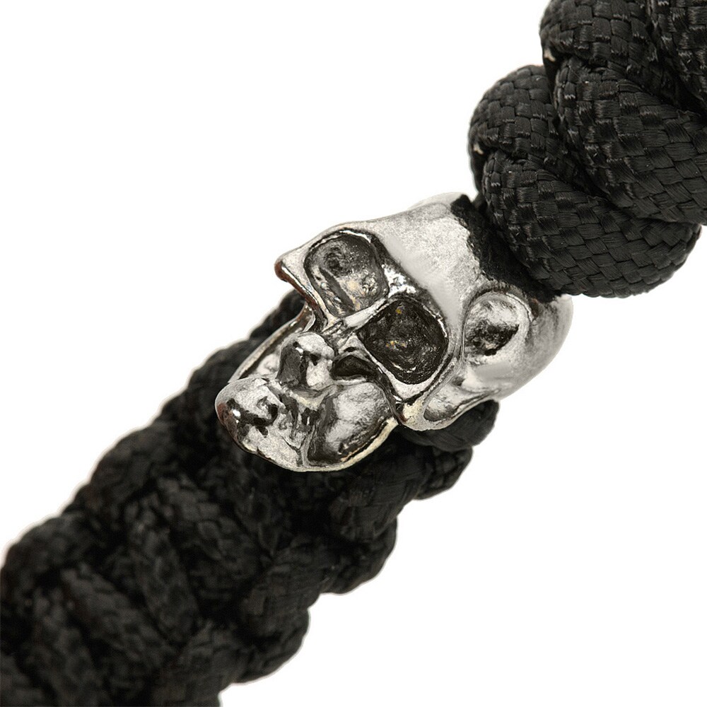 M-Tac Loopy Snake Skull Pendant - Black