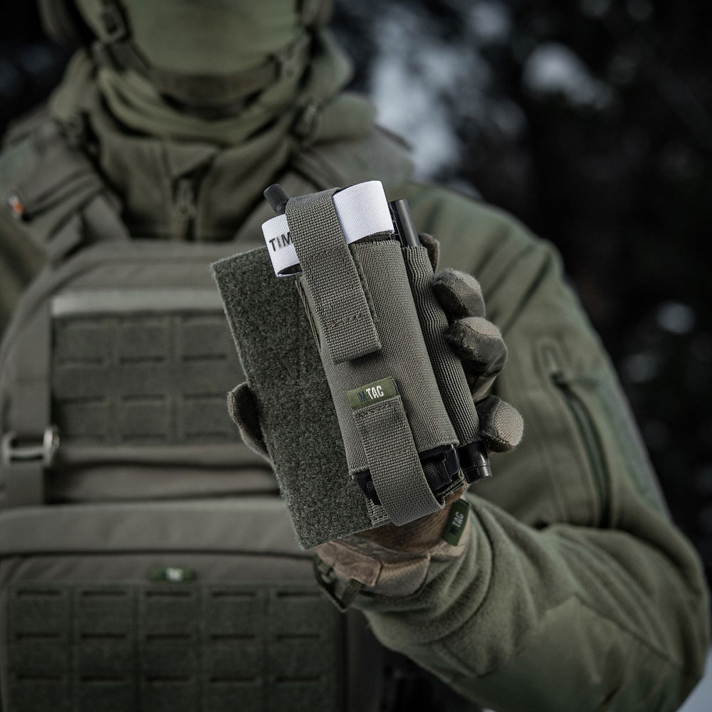 M-Tac Velcro cargo pouch for Gen. III flexible stasis - Ranger Green