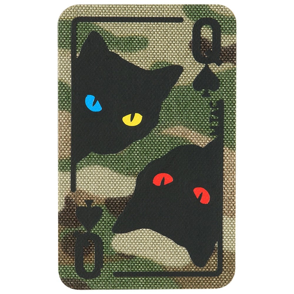 M-Tac Queen Of Spades patch - MultiCam/Black