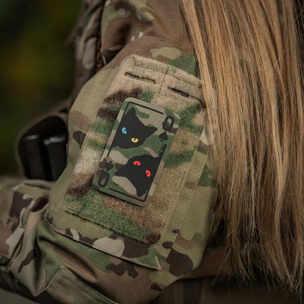 M-Tac Queen Of Spades patch - MultiCam/Black