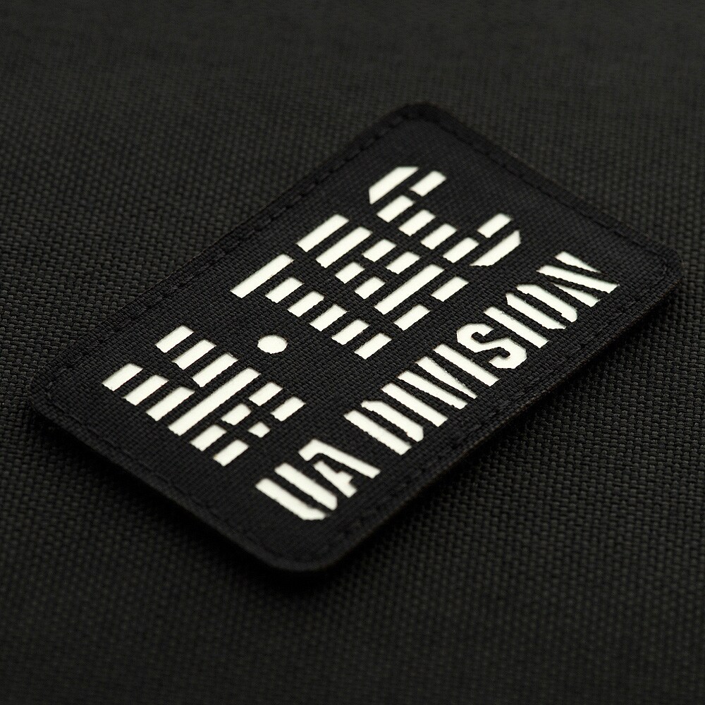 M-Tac UA Division Laser Cut Fluorescent Patch - Black/GID