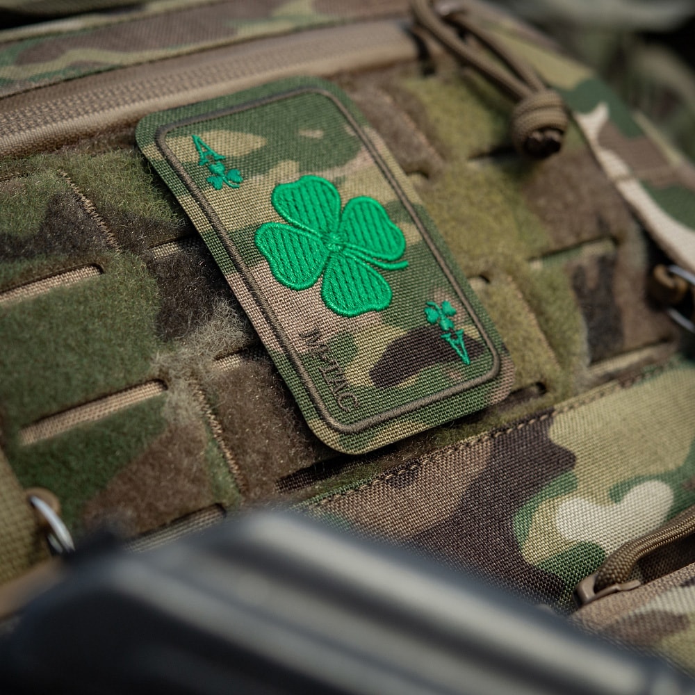 M-Tac Lucky Card Morale Patch - MultiCam