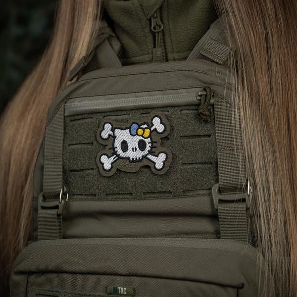 M-Tac Kitty patch (Embroidery) - White/Ranger Green