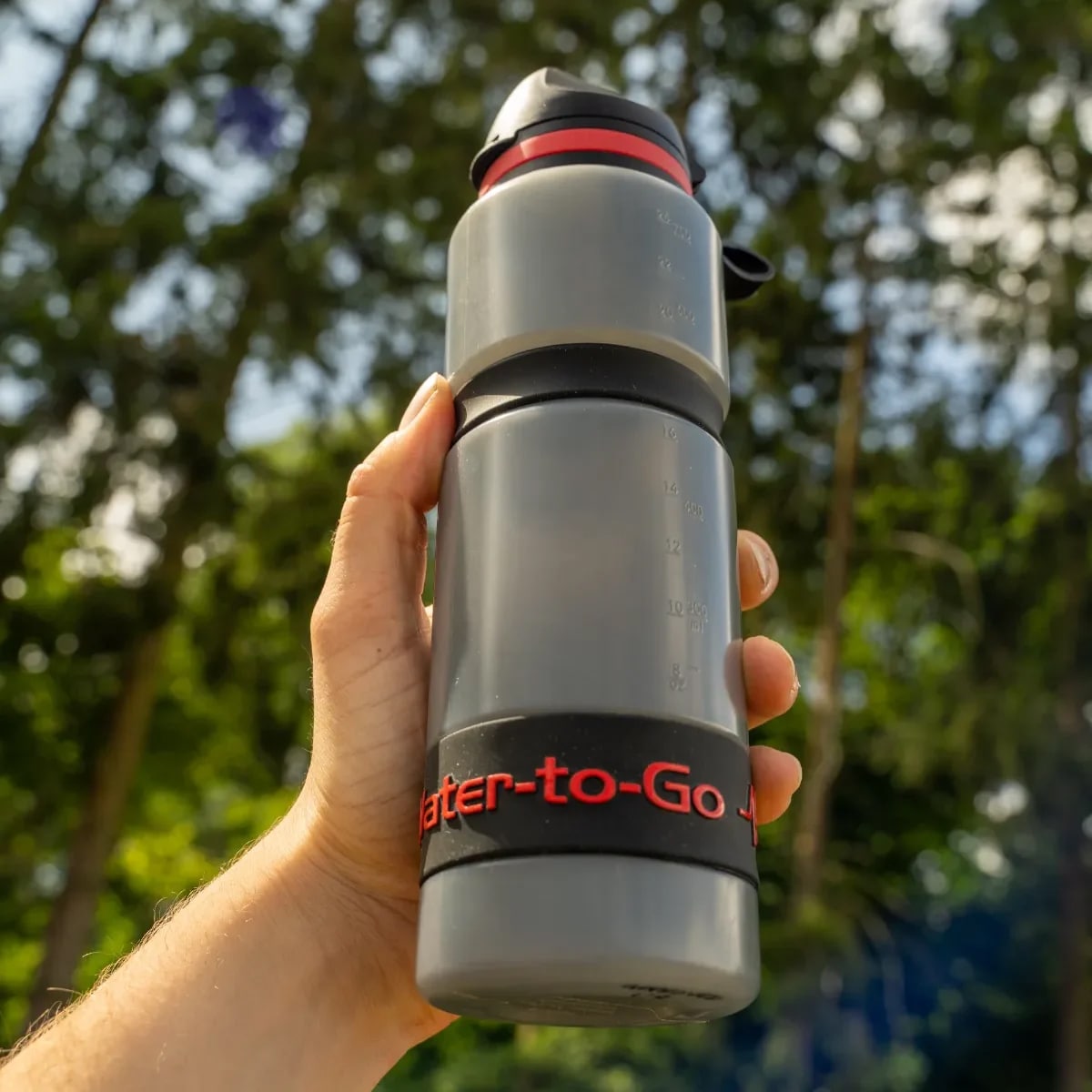 Water-to-Go Active Filter Bottle 750 ml - Red