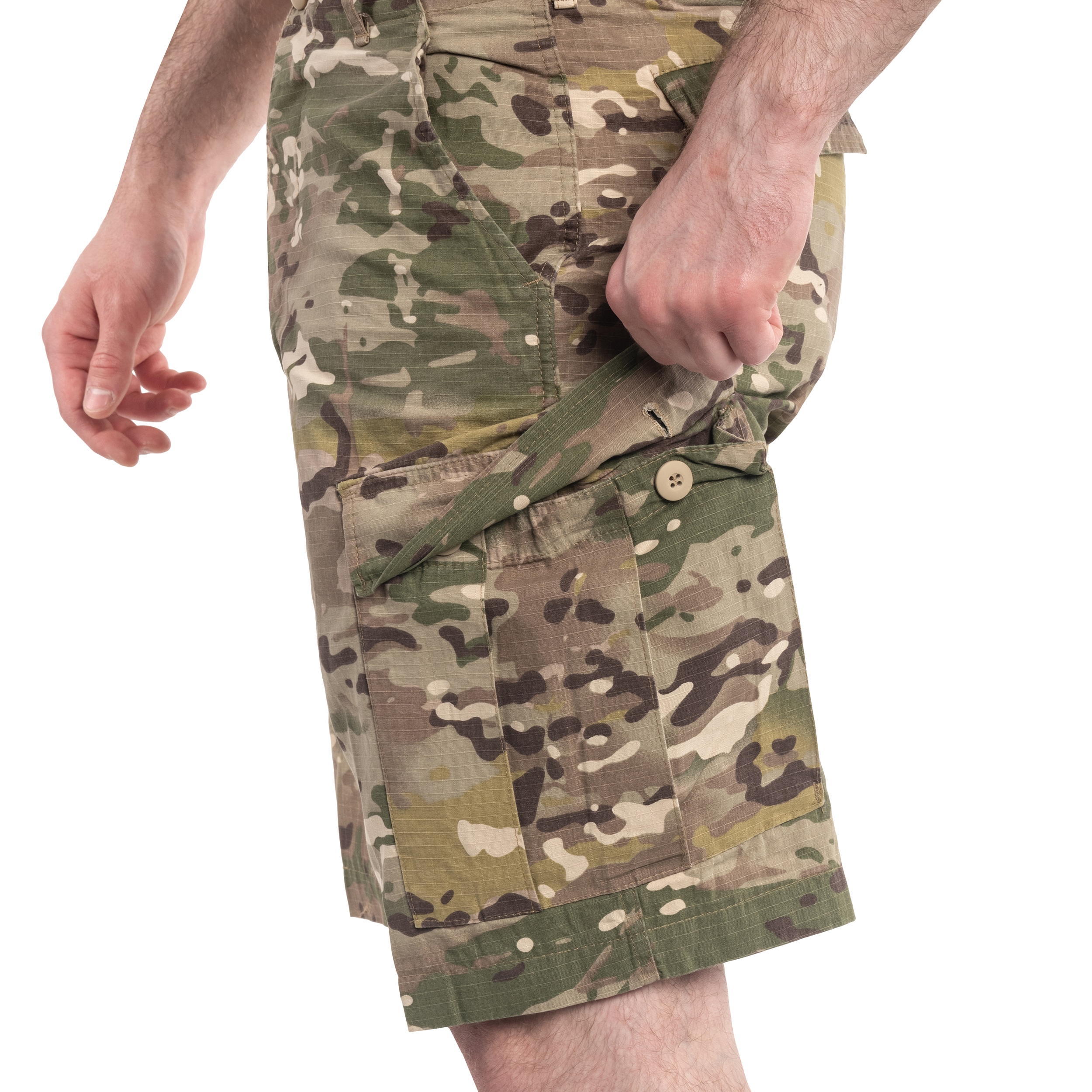 Brandit BDU Rip-Stop Shorts - Arid MC Camo