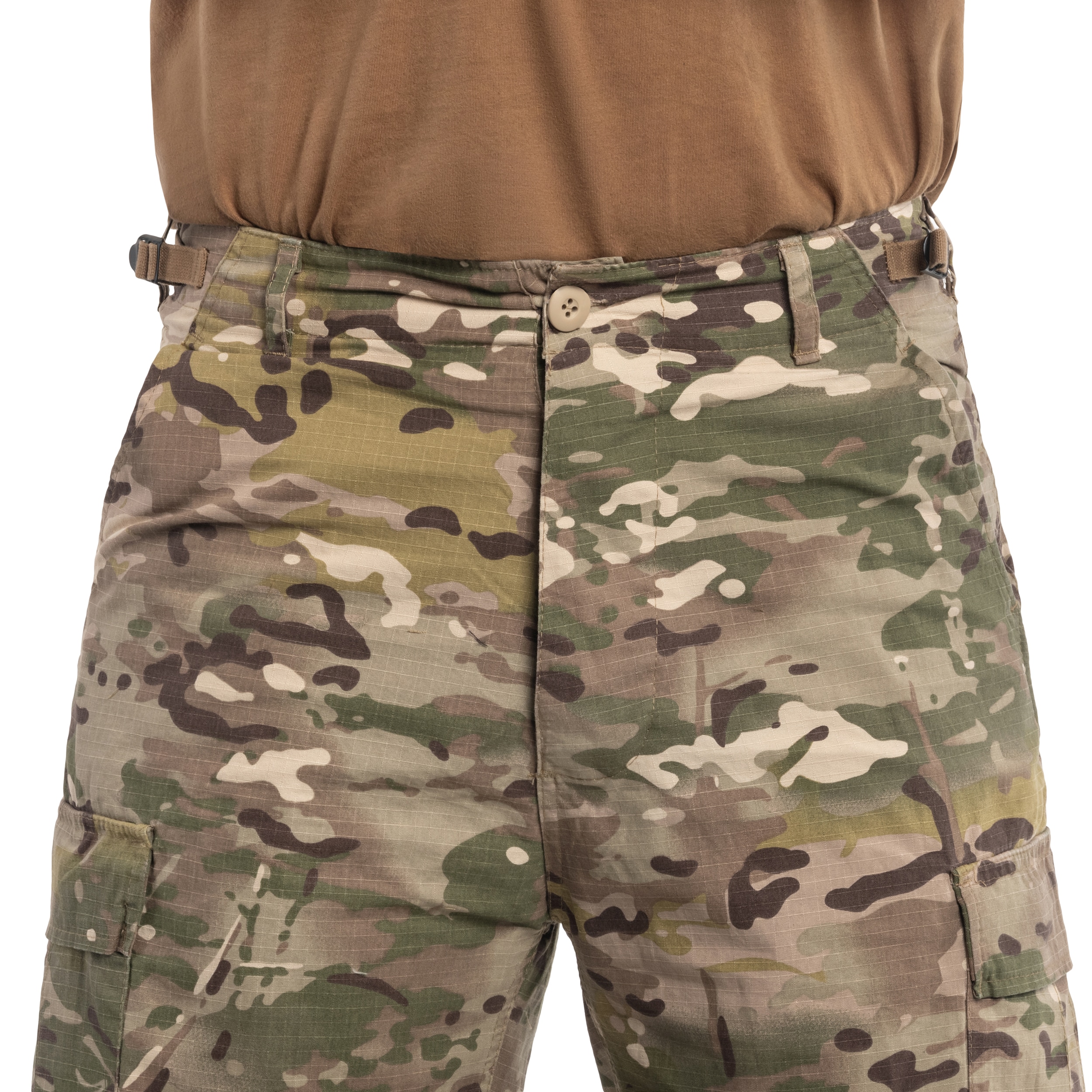 Brandit BDU Rip-Stop Shorts - Arid MC Camo