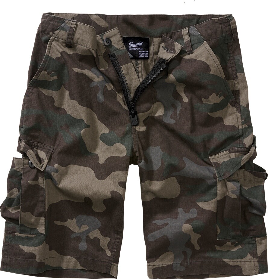 Brandit BDU Rip-Stop children's shorts - Dark Camo