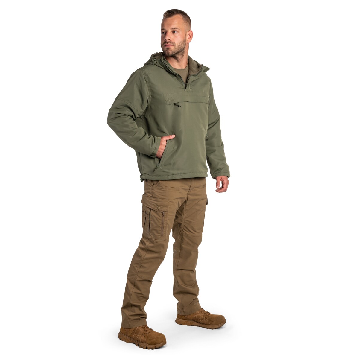 Brandit Windbreaker Jacket - Olive