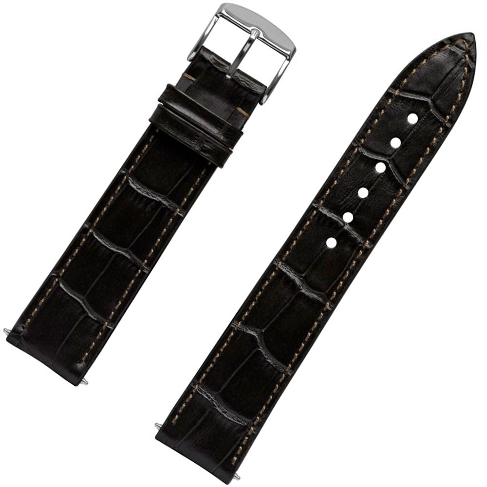 Zeppelin Leather Strap for Watch 20 mm - Brown