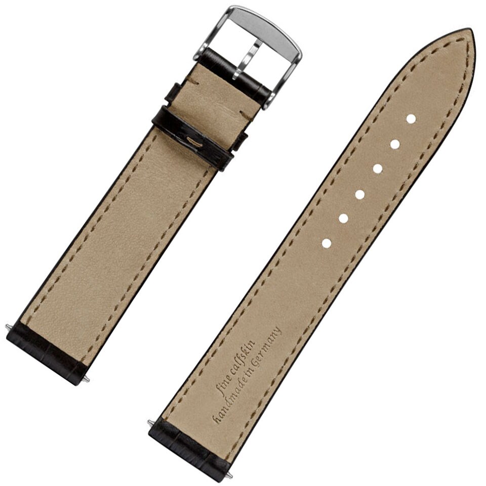 Zeppelin Leather Strap for Watch 20 mm - Brown