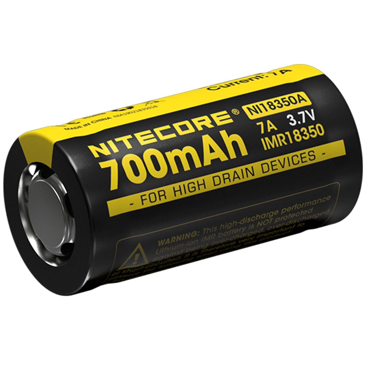 Nitecore IMR18350 3.7V 700 mAh Battery